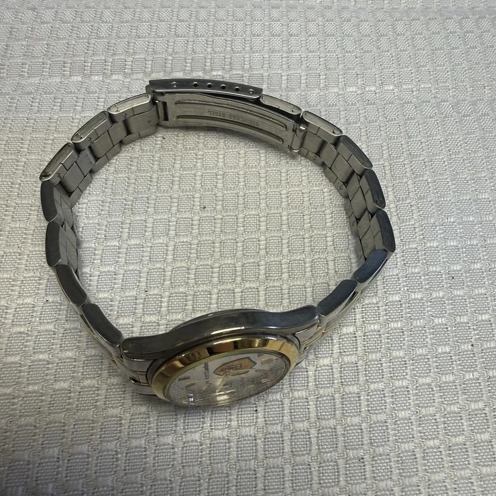 Bulova Super Media Yellow Pages Ad Two Tone Stainless Steel Quartz Ladies Watch